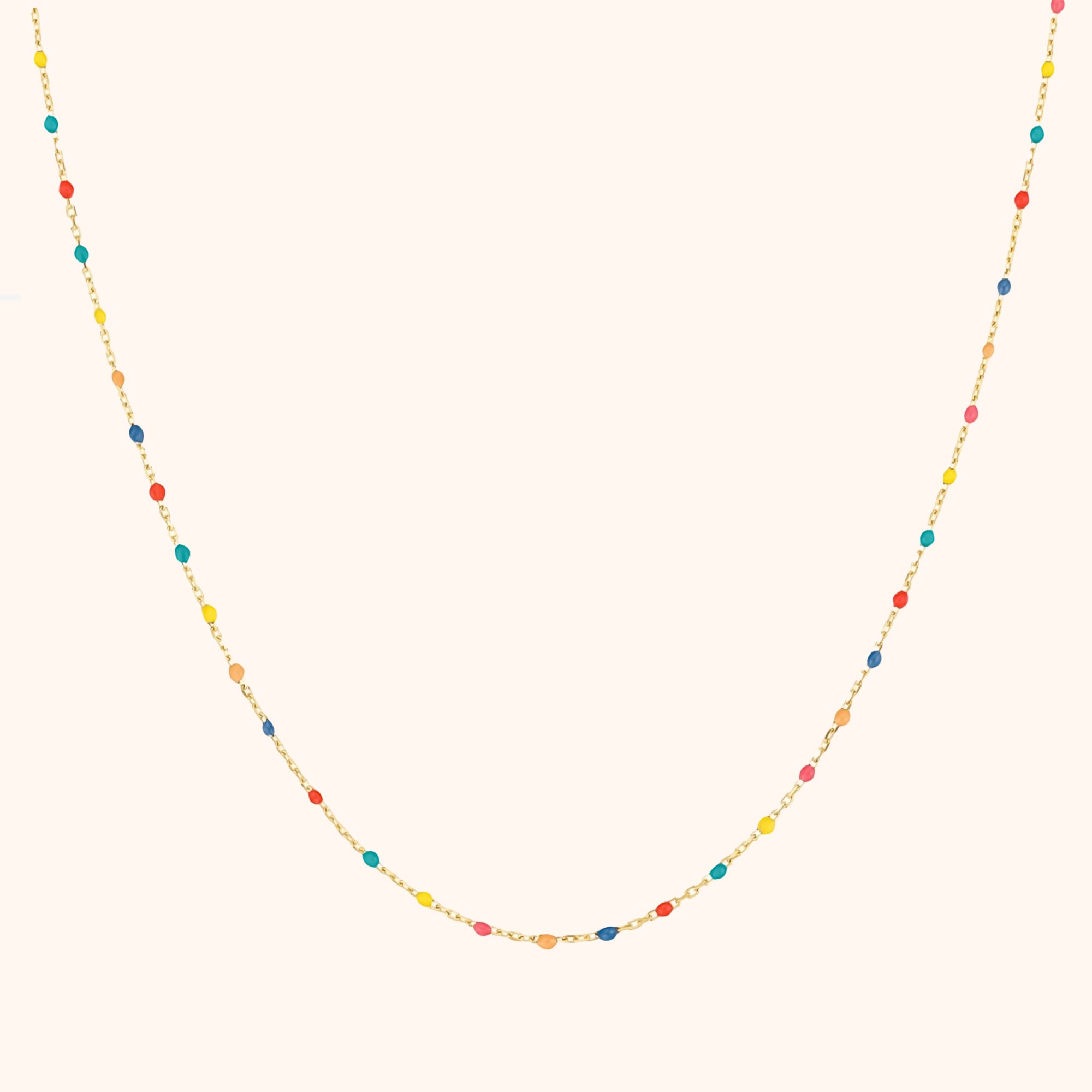 Stilig Regnbågs Halsband – Iris