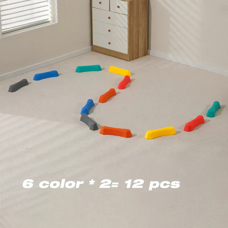 Färgglada Balansstenar – BalanceFun