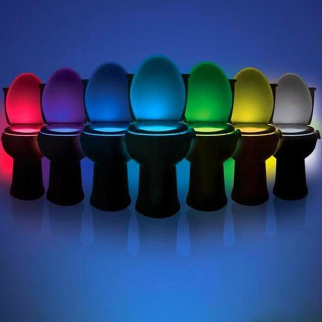 Rörelsesensor Toalett Nattlampa - GlowBowl