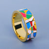 Klassisk Emalj Zirkonia Ring – Nadia