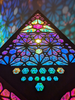 Glasblocksstil LED-bordslampa - LumiAura
