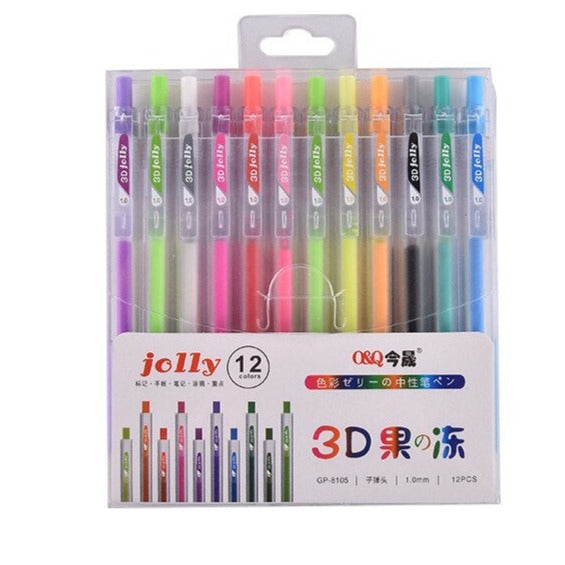 Färgglad Gelpenna Set för Kreativa 3D-Designs – 3D ArtPen Set