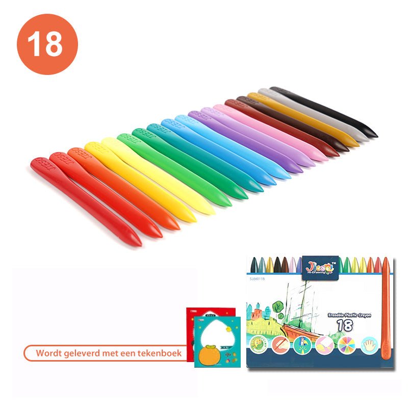 Naturliga Färgglada Kritor - EcoCrayons