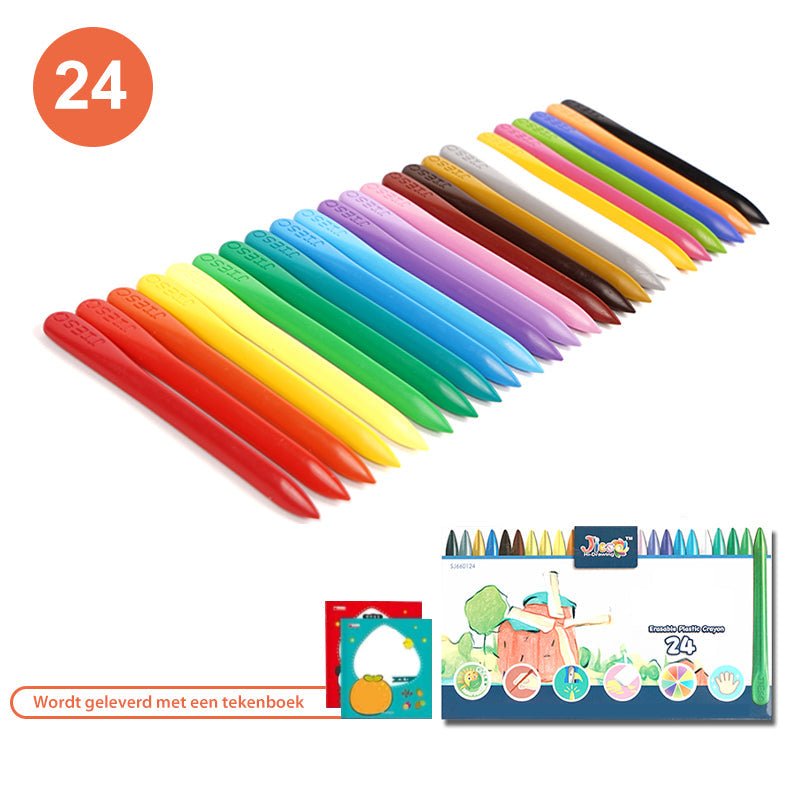 Naturliga Färgglada Kritor - EcoCrayons