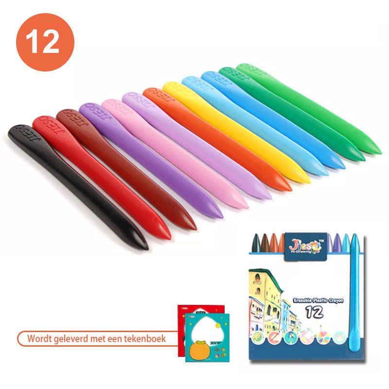 Naturliga Färgglada Kritor - EcoCrayons