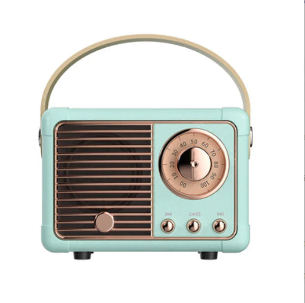 Sonique Classic Bluetooth-högtalare | Premium 2.0-kanals trådlös högtalare med rikt ljud och retrodesign
