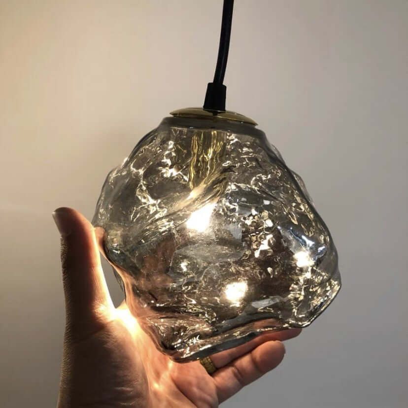 Hänglampa med Lavaglas Design