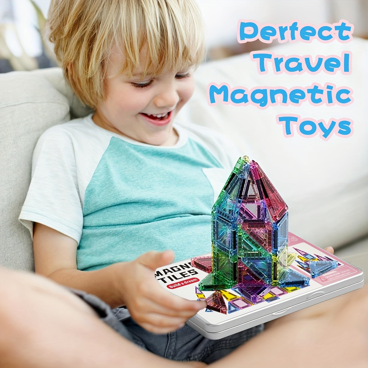Mini Magnetiska Byggblock Set – Kompakt och Mångsidig Lekglädje