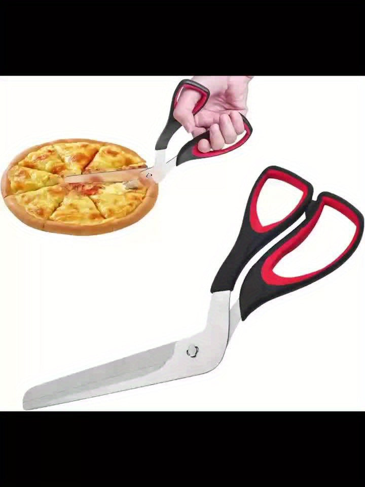Multifunktionella Pizzasaxar i Rostfritt Stål med Komfortgrepp – Lätt Skärning av Pizza och Mer