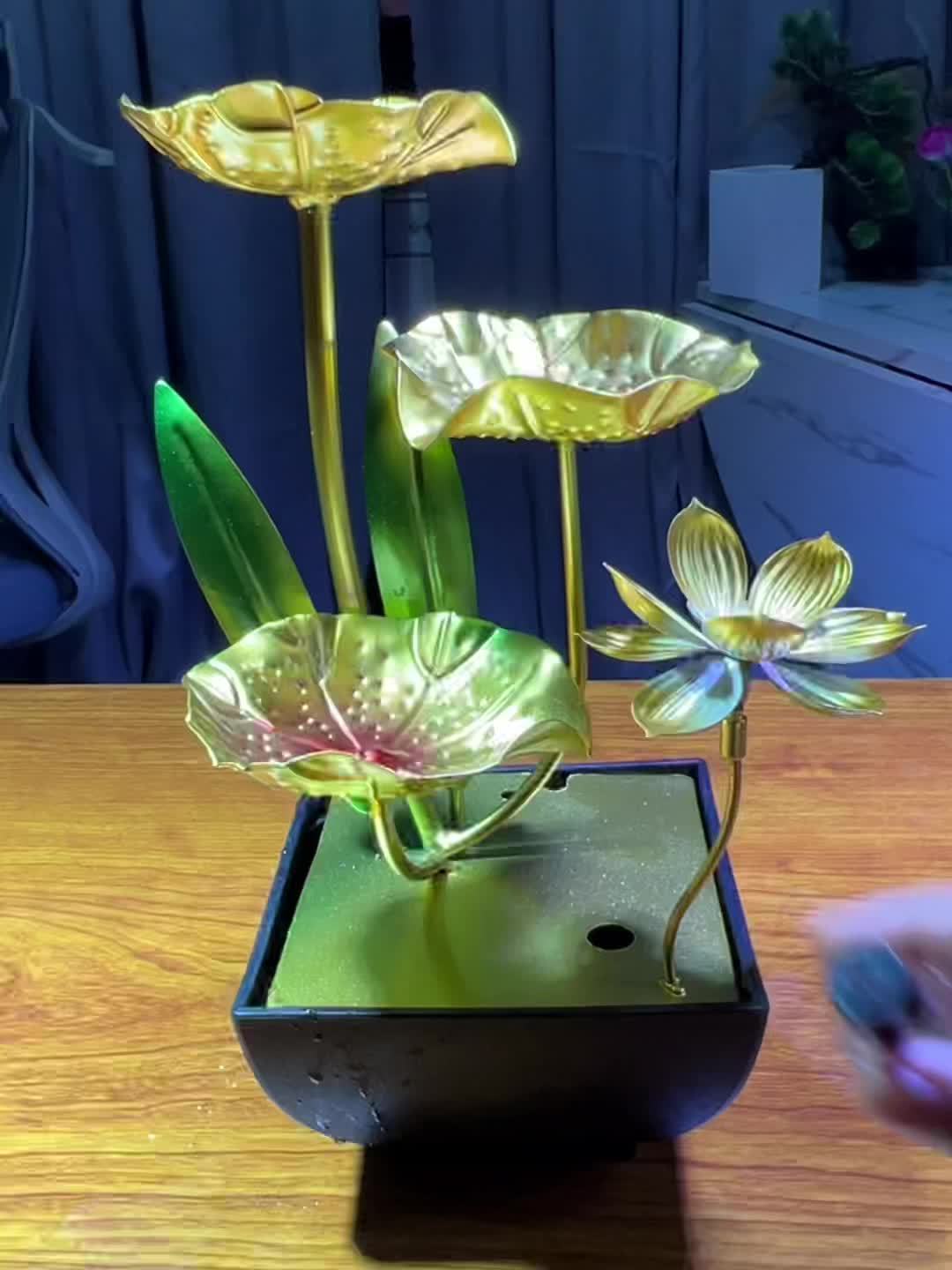 Lugn Lotus Inomhusfontän – Avkopplande och Atmosfärisk