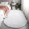 Plush Oval Rug – Mjuk och Stilig Matta för Sovrum och Vardagsrumsdekoration