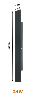 Vattentät LED Aluminium Utomhusvägglampa