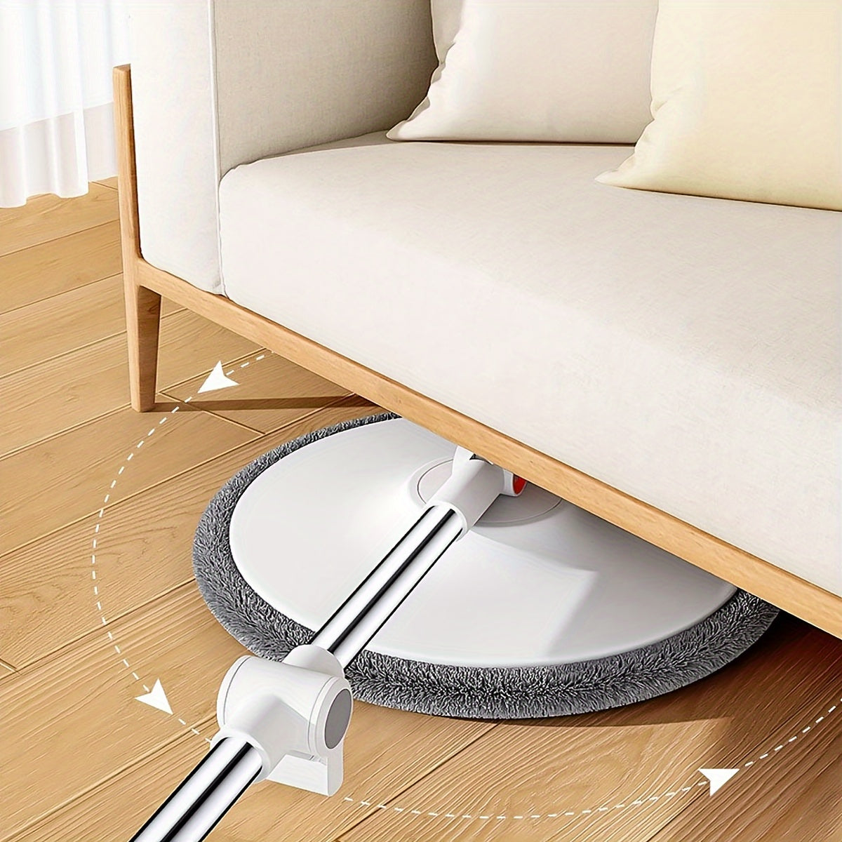 FlexiClean Spin Mop Set – Handsfree, Justerbar och Effektiv Städning