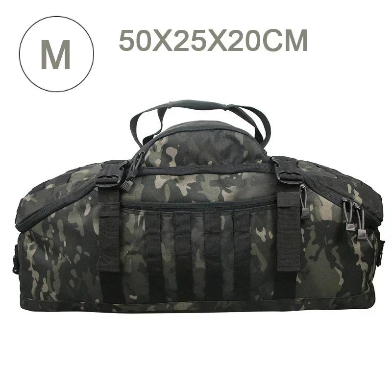 Stor Taktisk Resväska och Ryggsäck - TrailTrek Duffle
