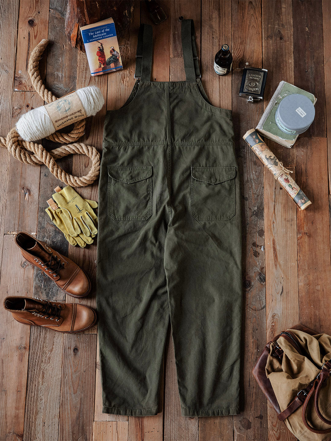 Overall - WorkFit - Casual Stil - Bekväma Fickor