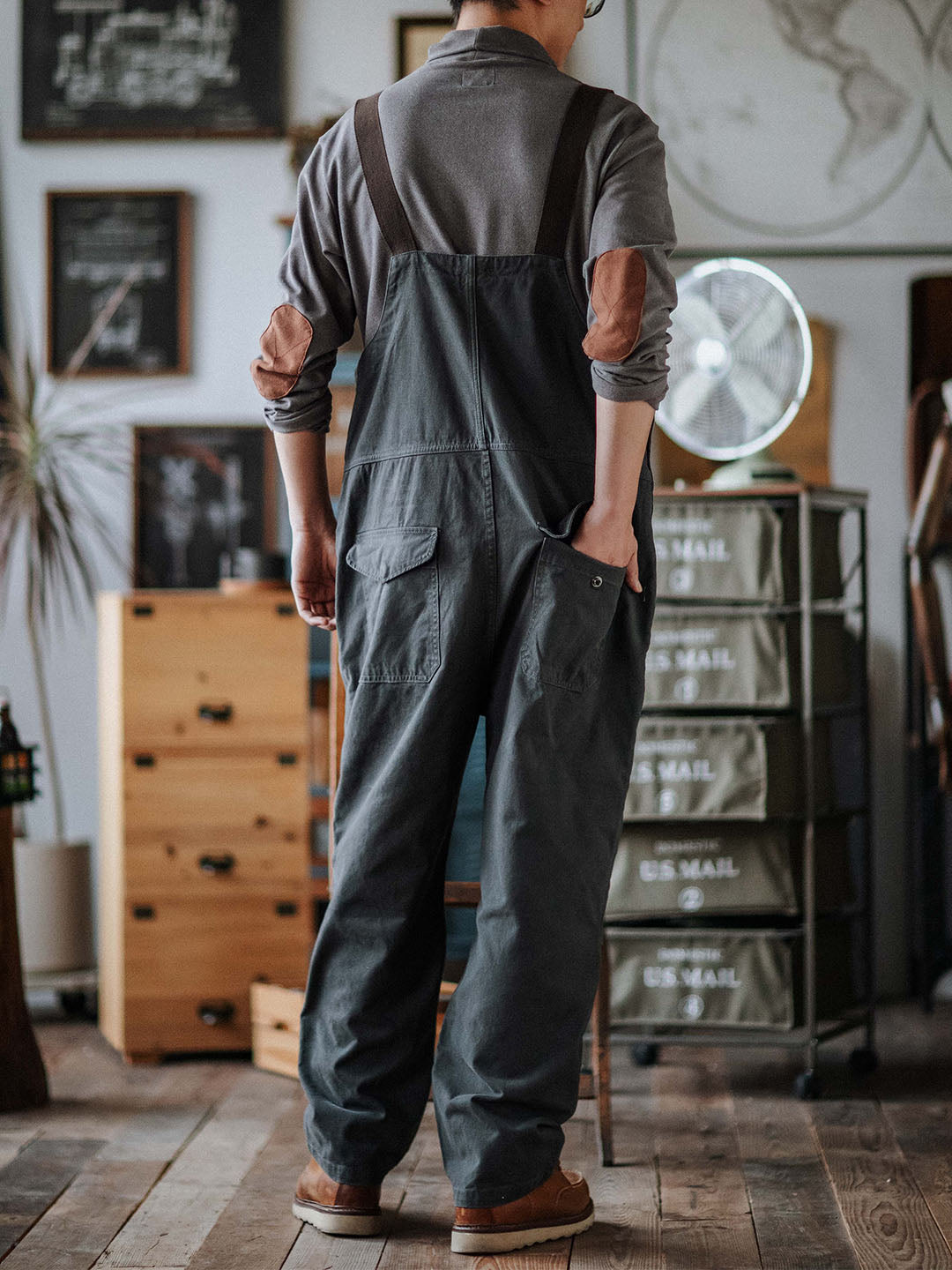 Overall - WorkFit - Casual Stil - Bekväma Fickor