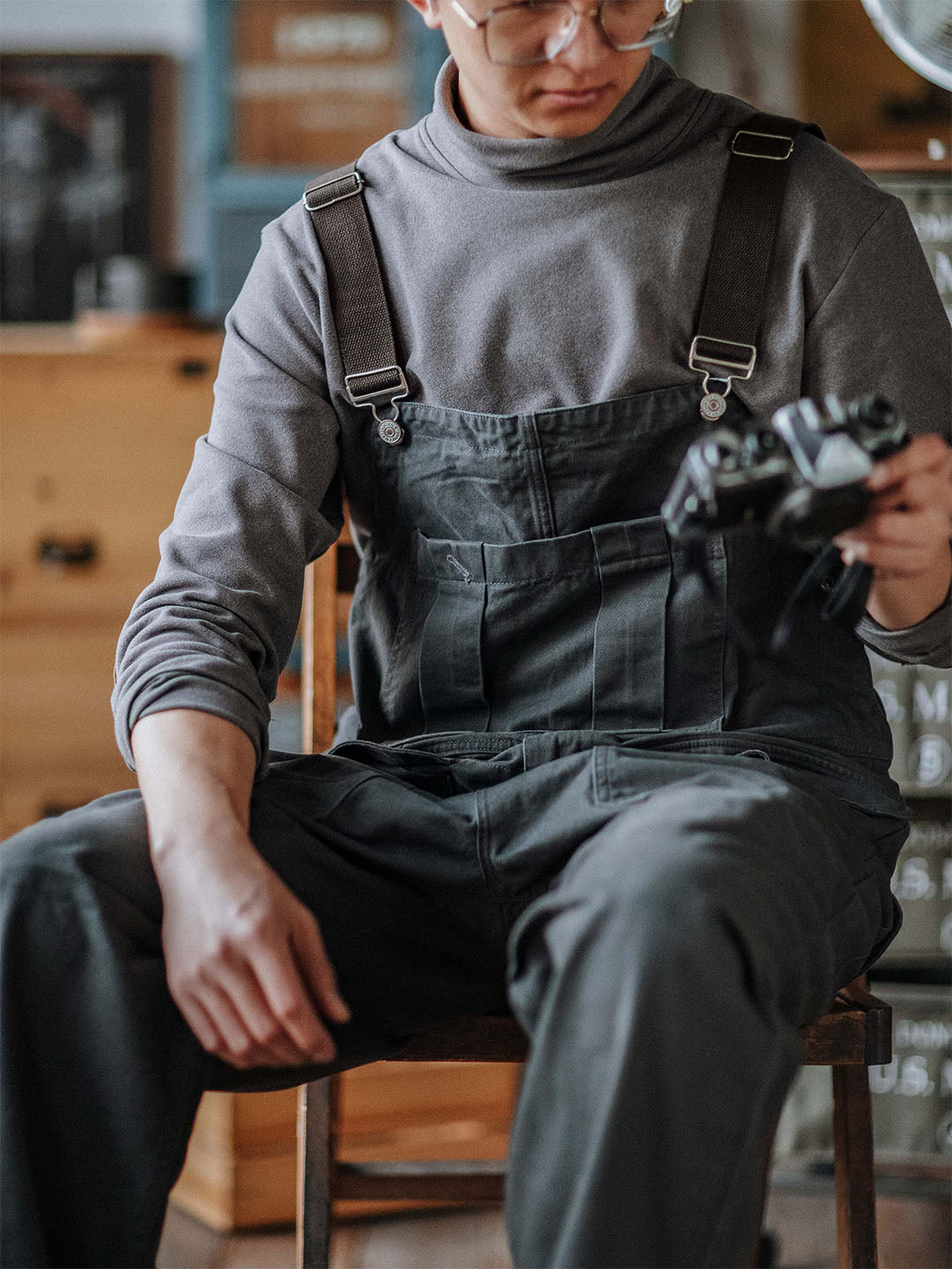 Overall - WorkFit - Casual Stil - Bekväma Fickor