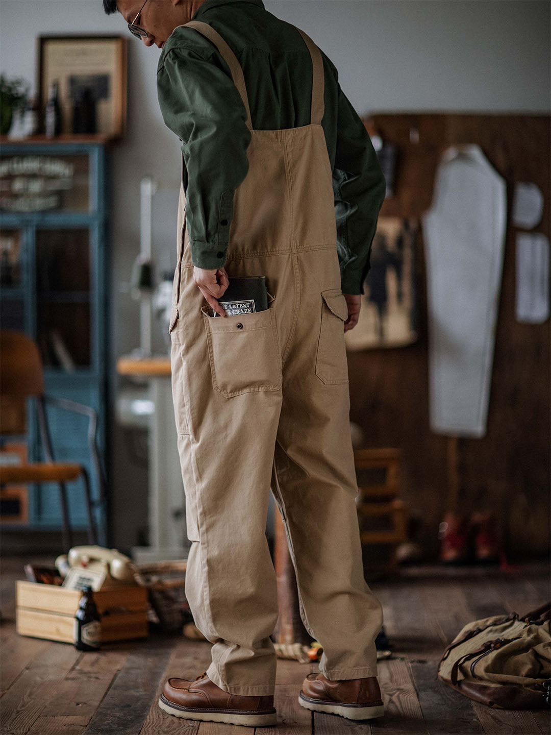 Overall - WorkFit - Casual Stil - Bekväma Fickor
