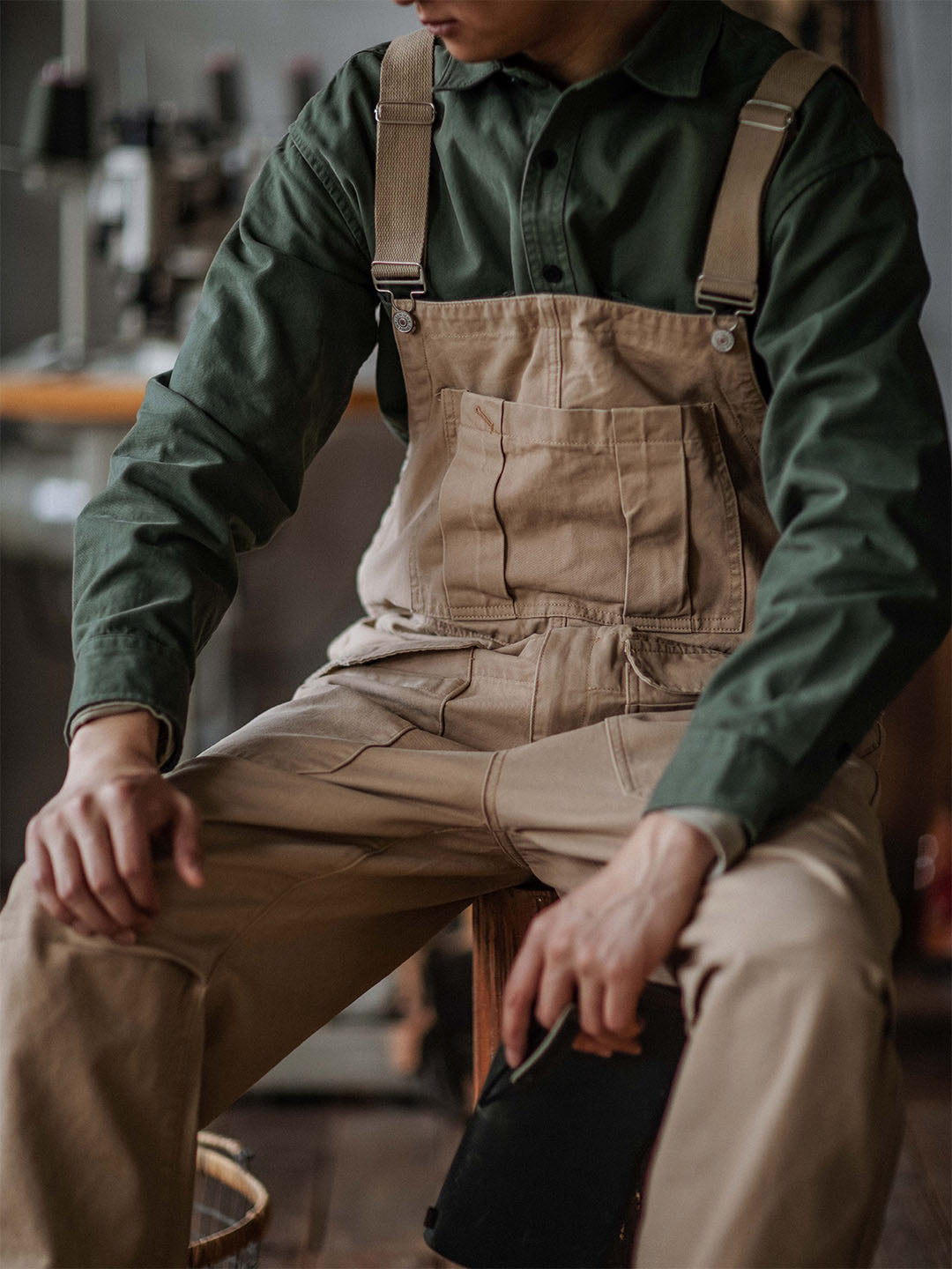 Overall - WorkFit - Casual Stil - Bekväma Fickor