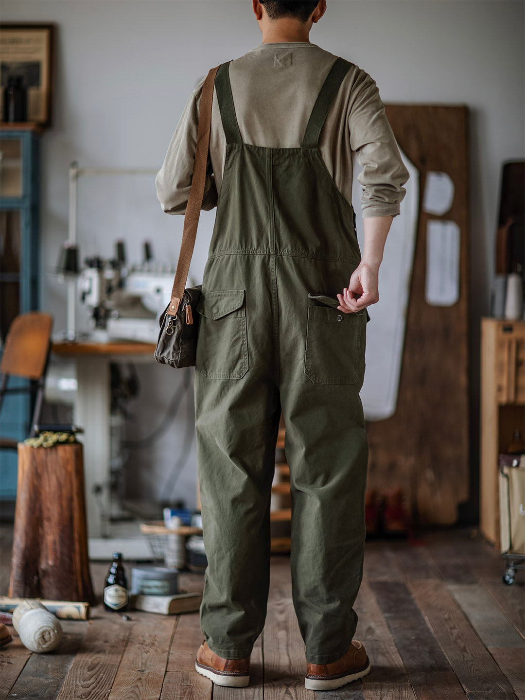 Overall - WorkFit - Casual Stil - Bekväma Fickor
