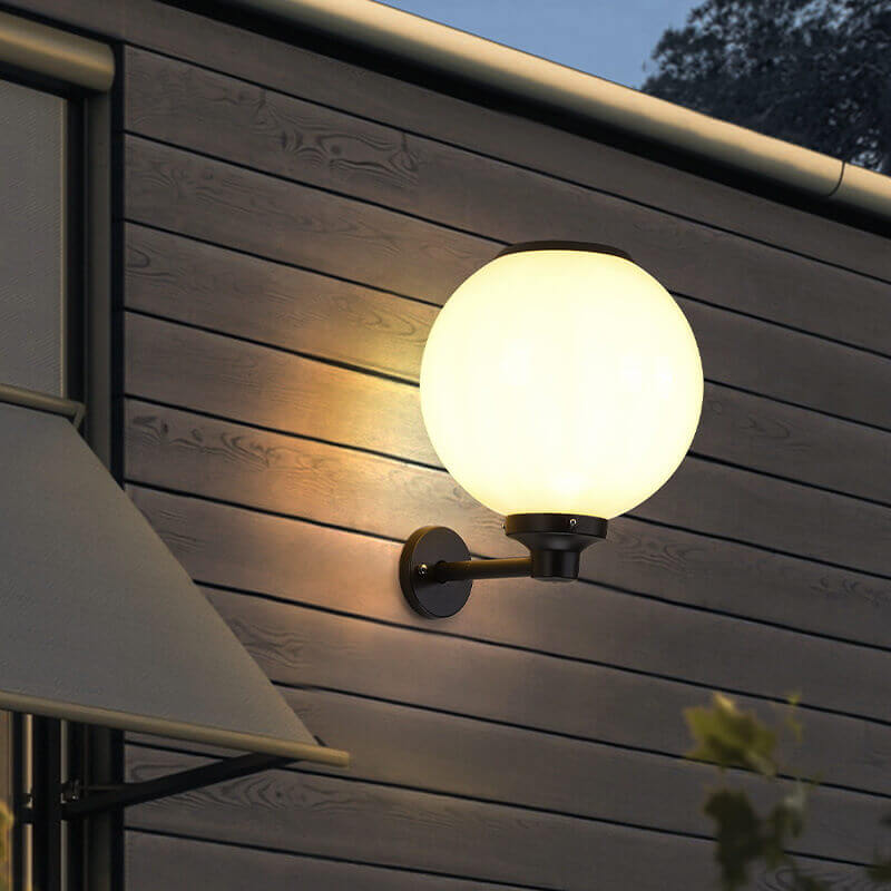 Vattentät Utomhusvägglampa på Solenergi