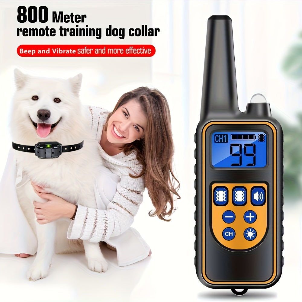 Smart Trainer Pro – Uppladdningsbar fjärrkontroll för hundhalsband med pip och vibration
