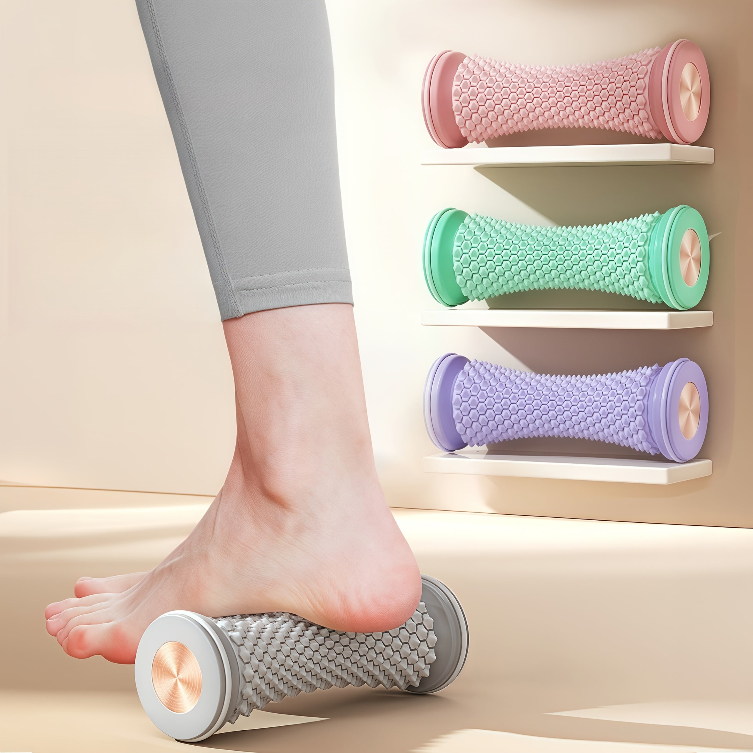 FlexiRoll Fotmassage Roller – Lindrar Spänning och Främjar Cirkulation