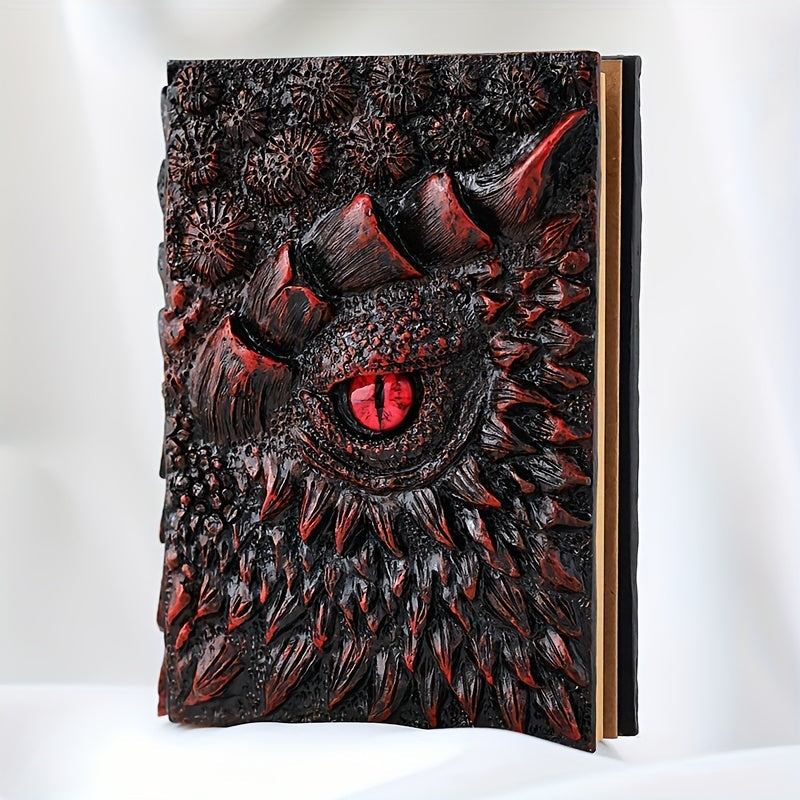 Fantasy Anteckningsbok med Draköga – Robust och Konstnärlig