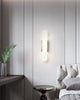 Modern Vägglampa - Alabaster & Metall