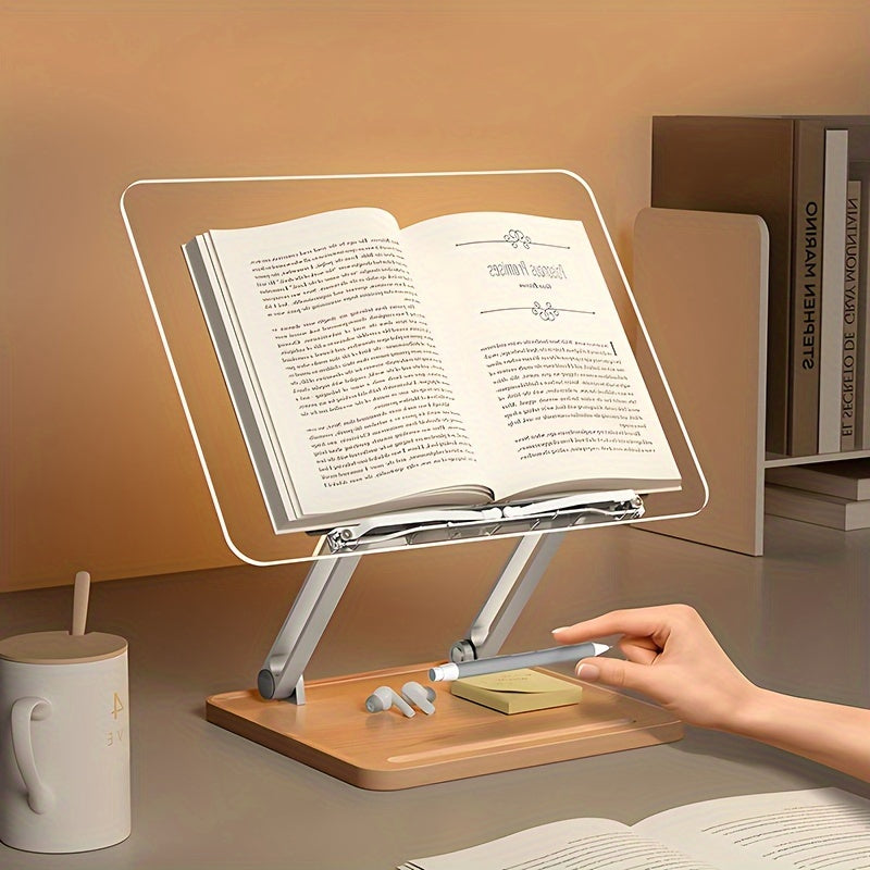 Ergonomisk Akryl Lästställ – Justerbart och Stiligt