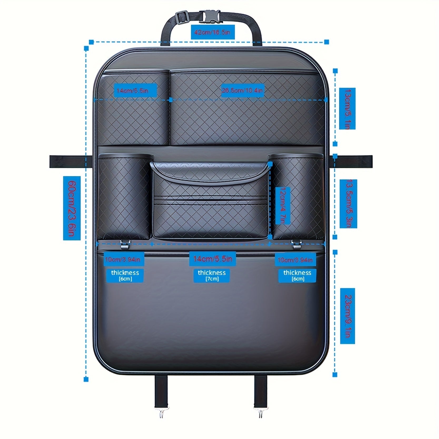 PU-läder Baksäte Organiser – Elegant och Funktionell
