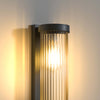Modern Utomhuslampa Cylindrisk Metall & Glas