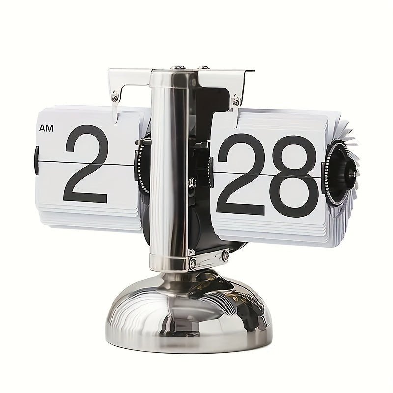 PrestigeTime Flip Clock | Snygg och hållbar retroklocka med automatisk sidvändning