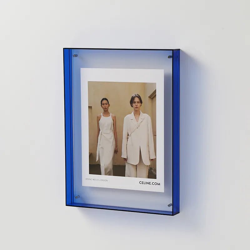 Vibrant Acrylic Display Frame – Moderna Färgglada Fotohållare