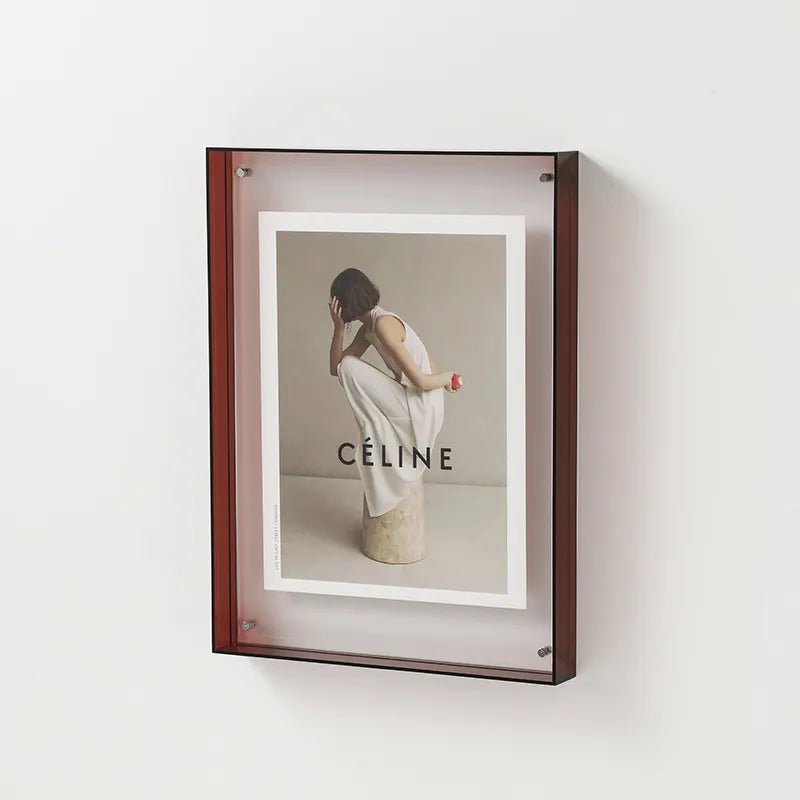 Vibrant Acrylic Display Frame – Moderna Färgglada Fotohållare