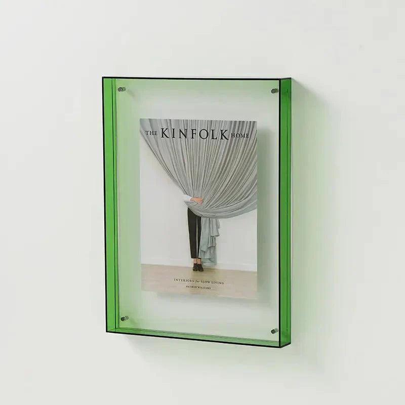 Vibrant Acrylic Display Frame – Moderna Färgglada Fotohållare