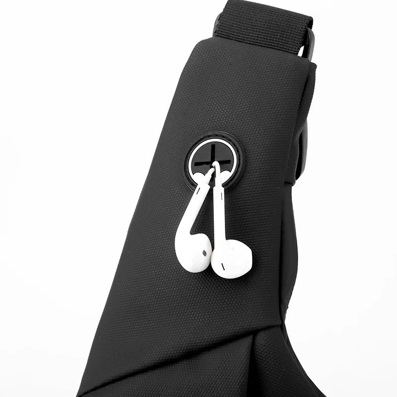 Herren Crossbody Väska - Kompakt Lätt Sling Design