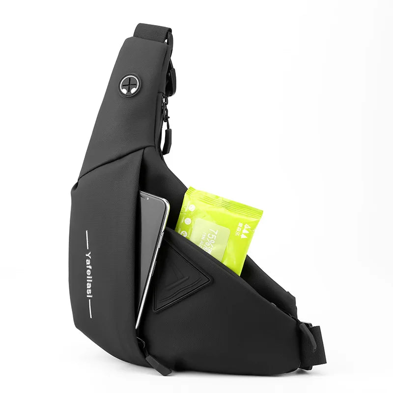 Herren Crossbody Väska - Kompakt Lätt Sling Design