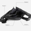 Herren Crossbody Väska - Kompakt Lätt Sling Design