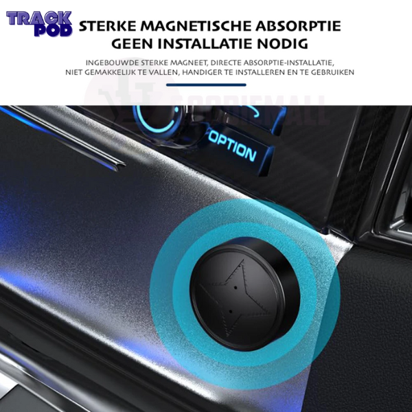 Magnetiska GPS-tracker - Realtidsuppföljning - Säker för Fordon