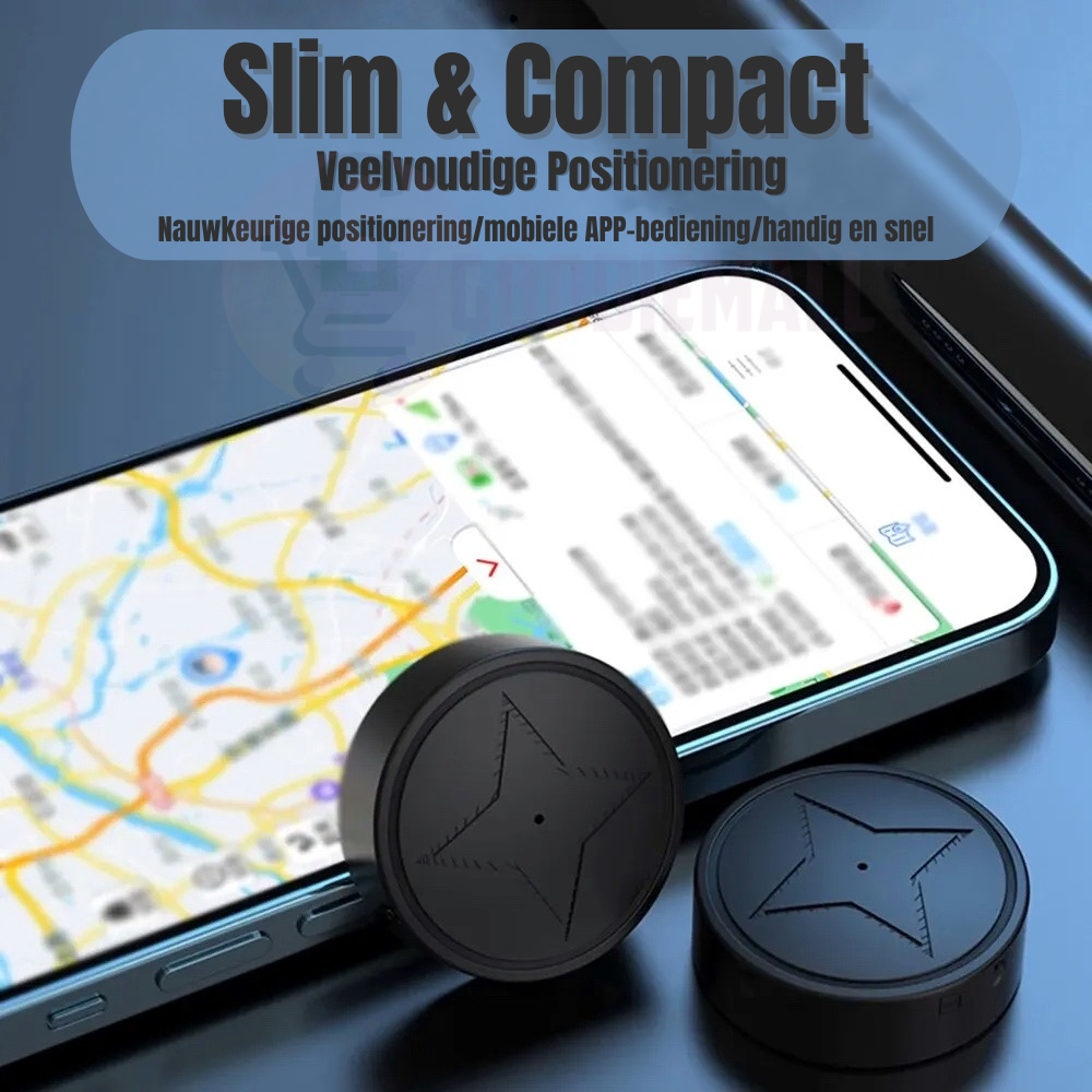 Magnetiska GPS-tracker - Realtidsuppföljning - Säker för Fordon