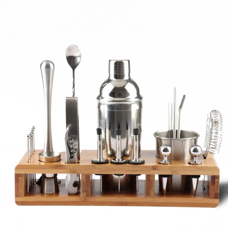 Komplett Cocktailshaker Set - MixMaster - Lyxig Bartender Kit