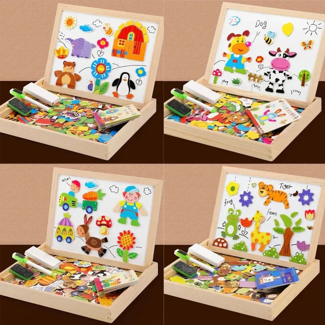 Magnetisk Dubbel-Sidig Ritbräda Set – MiniArt Studio