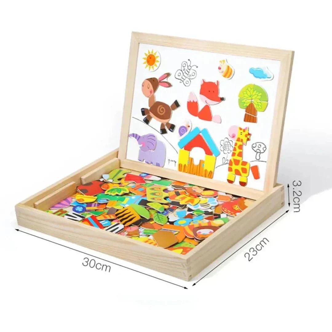 Magnetisk Dubbel-Sidig Ritbräda Set – MiniArt Studio