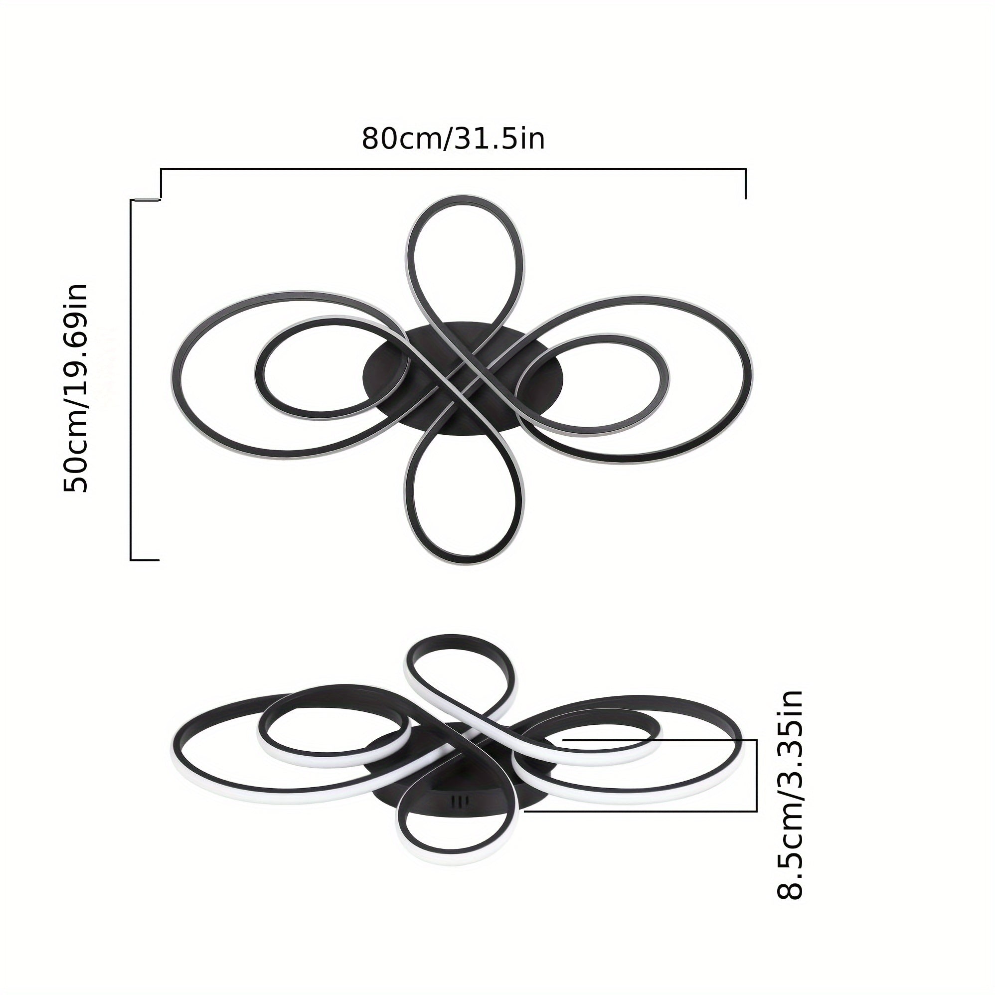 LED Taklampa 90W – Stor Diameter och Dimbar