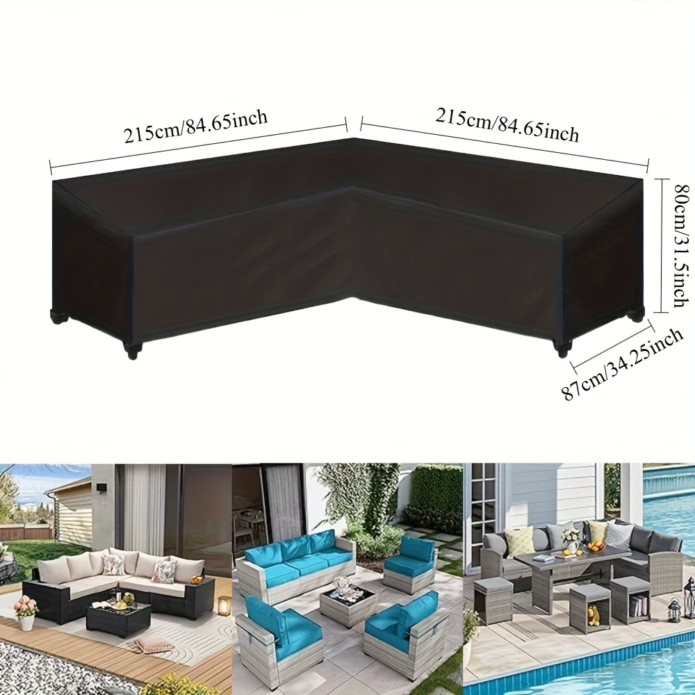 ShieldGuard Utomhusöverdrag – Robust skydd för V-formade loungeset