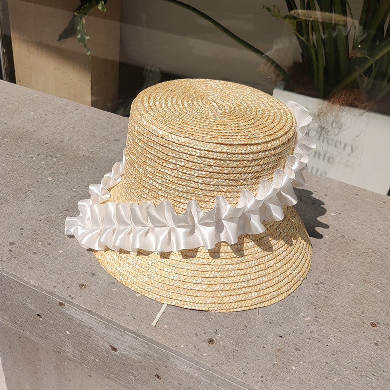 Flätad Sommarluva med Fickor och Ränder – BreezyStripes