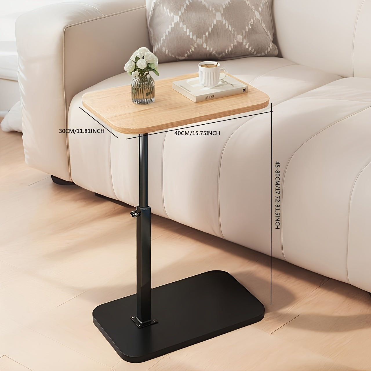 Justerbart Sido Bord – Perfekt för Soffan eller Sängen