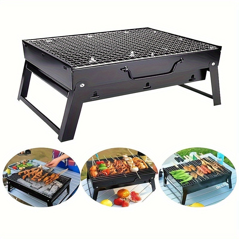 Hopfällbar Kolgrill – Kompakt och Utomhusvänlig
