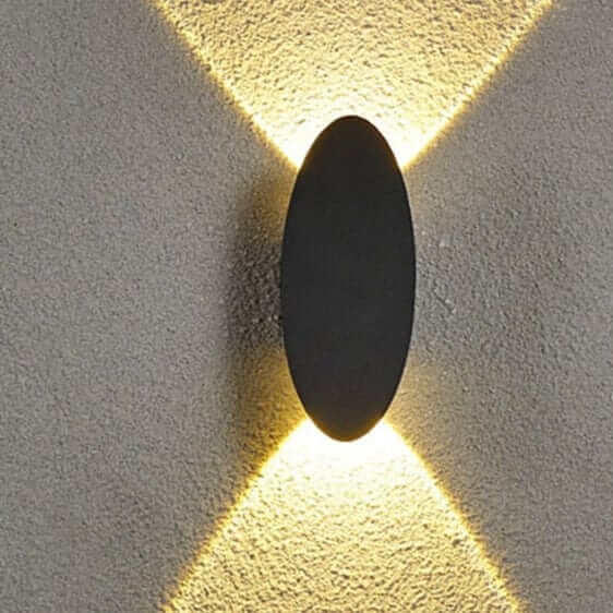 Modern Utomhusvägglampa - Oval & Rektangulär Design